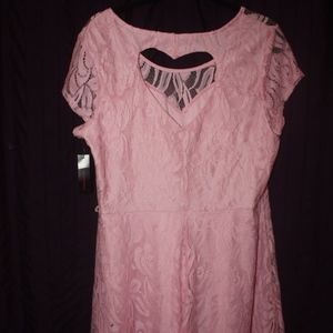Pink Lace Dress XXXL
